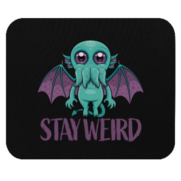 Discover Stay Weird Cute Cthulhu Monster Mouse Pads