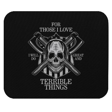 Discover Viking Mouse Pads, For Those I Love I Will Do Great
