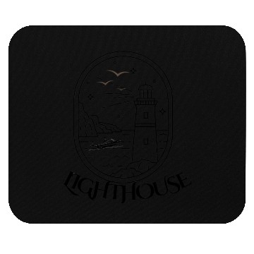 Discover Bon Voyage Lighthouse Design Mouse Pads