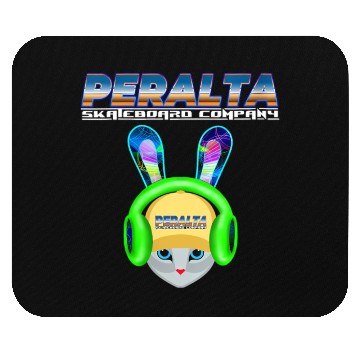 Discover Hip Hop Cat With Bunny Ears Headphones Easter Mouse Pads