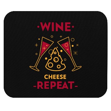 Discover Wine, Cheese, Repeat Mouse Pads