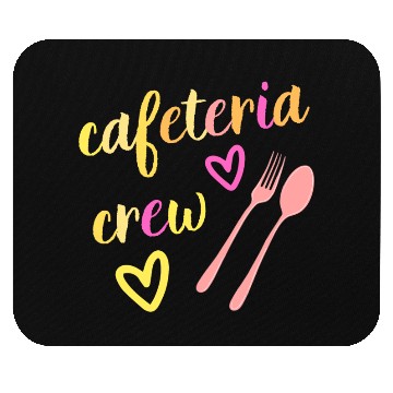 Discover Cafeteria Crew Lunch Lady Retro Vintage School Mouse Pads
