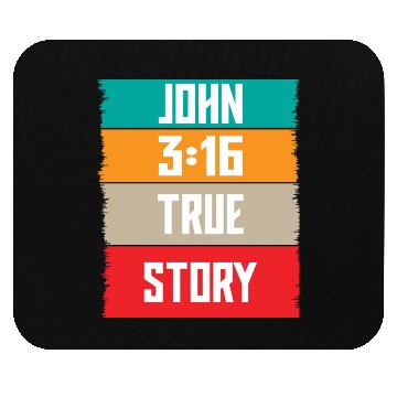 Discover John 3:16 Lve Jesus Christian Christmas Mouse Pads