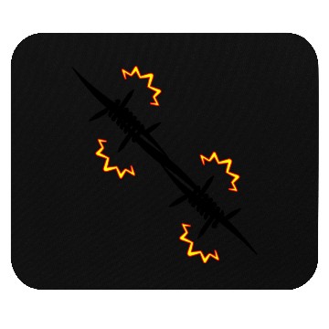 Discover Electric fence barbed wire Mouse Pads