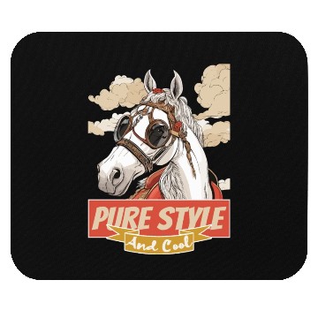 Discover Gift idea Design Horse pure style and cool Mouse Pads