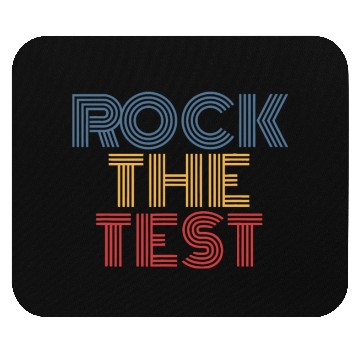 Discover Rock The Test Student Teacher Classroom School Mouse Pads