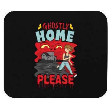 Discover Horror Paranormal Haunted House Spooky Halloween Mouse Pads