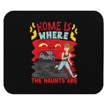 Discover Horror Paranormal Haunted House Spooky Halloween Mouse Pads