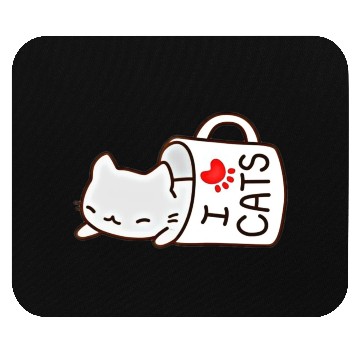 Discover cat lover Mouse Pads