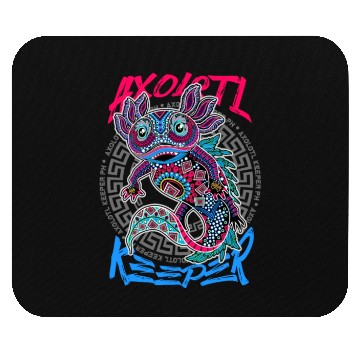 Discover Axolotl Keeper Mouse Pads