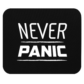 Discover Never Panic Love Jesus Christian Christmas Mouse Pads