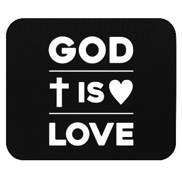 Discover God Is Love Love Jesus Christian Christmas Mouse Pads