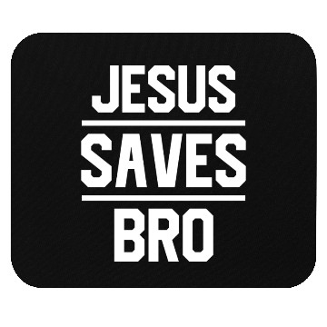 Discover Jesus Saves Love Jesus Christian Christmas Mouse Pads
