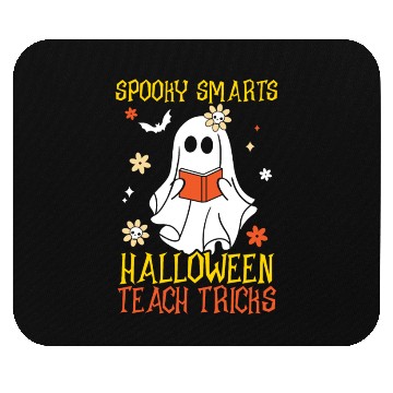 Discover Spooky Smarts: Halloween Teach Tricks Teacher Mouse Pads