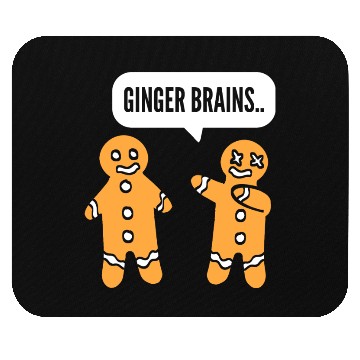Discover Ginger Brains Smart Person Gift Mouse Pads
