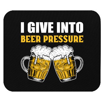Discover Beer Pressure Barkeeper and Bartender Gift Mouse Pads
