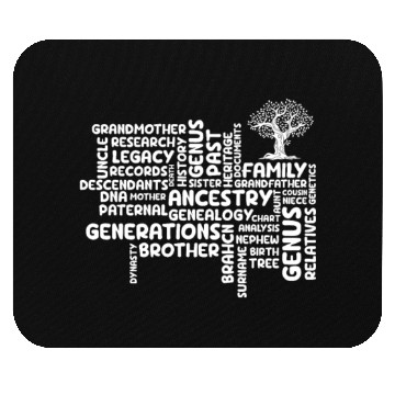 Discover Genealogy Grandmother Ancestry Generation Mouse Pads