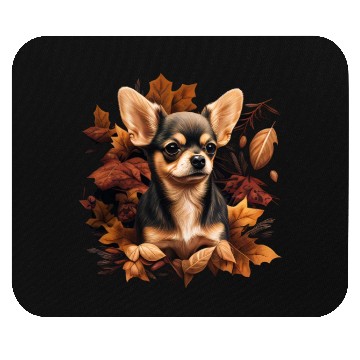 Discover Chihuahua | Thanksgiving Day Farmer Food Autumn Mouse Pads