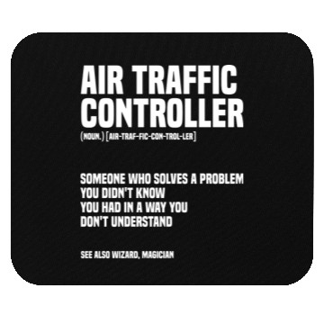 Discover Funny Air Traffic Controller An Airplane Runway Mouse Pads