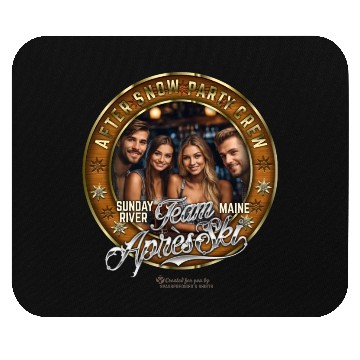 Discover Sunday River Ski Resort Maine Après Ski Design Mouse Pads