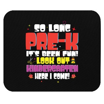 Discover Kids So Long Pre K Kindergarten Here Graduate Mouse Pads