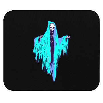 Discover Horror Ghost Skeleton design Mouse Pads