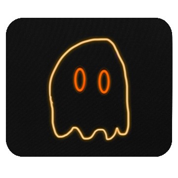 Discover Yellow neon ghost Mouse Pads
