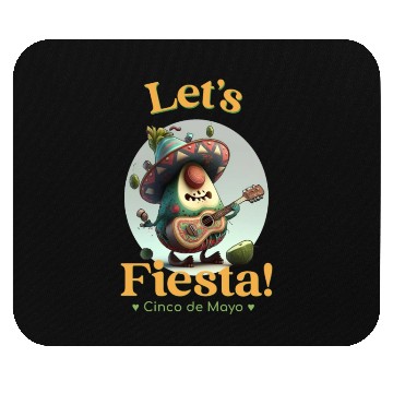 Discover Lets Fiesta Cinco de Mayo Mouse Pads