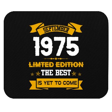 Discover September 1975 Birthday Surprise Mouse Pads