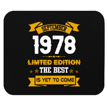 Discover September 1978 Birthday Surprise Mouse Pads