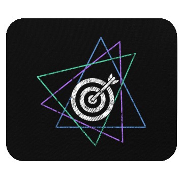 Discover Geometric Bullseye Target Mouse Pads