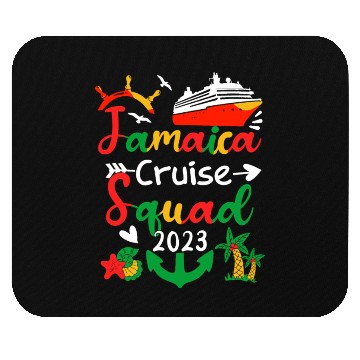 Discover Jamaica Cruise Ship Friends Vacation Mouse Pads