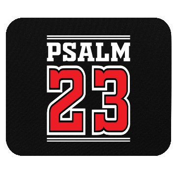 Discover Psalm 23 Bible Text Love Jesus Christian Christmas Mouse Pads