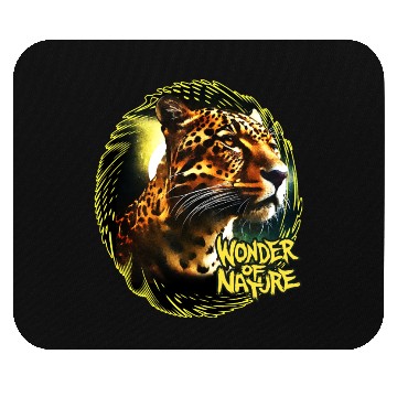 Discover Moonlit Jaguar Mouse Pads