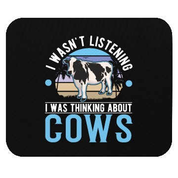 Discover Cow Cattle Breeder Land, Farmer Cows Mouse Pads