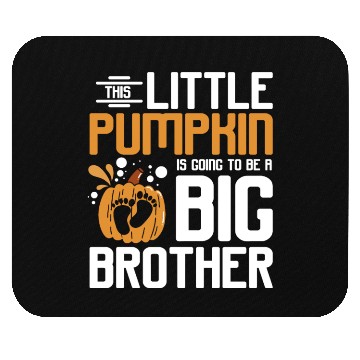 Discover Pregnancy Thanksgiving pumpkin big brother Mouse Pads