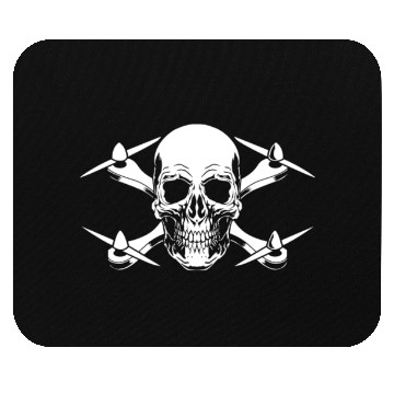 Discover Drone Pilot Skull Mouse Pads