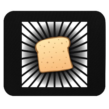 Discover Butter Toast Slice Toaster Bread Breakfast Food Mouse Pads