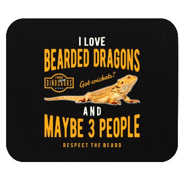 Discover Bearded Dragon Mouse Pads