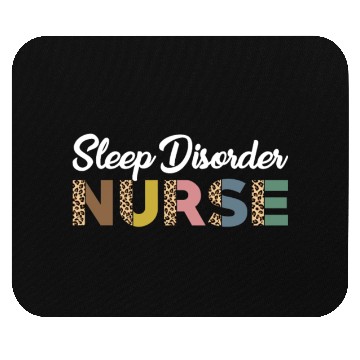 Discover Sleep Disorder Nurse Leopard Pattern Mouse Pads
