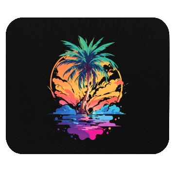 Discover Palm Tree Paradise Mouse Pads