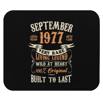 Discover September 1977 Birthday Surprise Mouse Pads