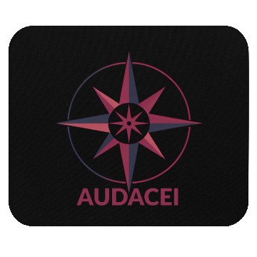 Discover Courageous Evolution: Audacei Color Logo Mouse Pads