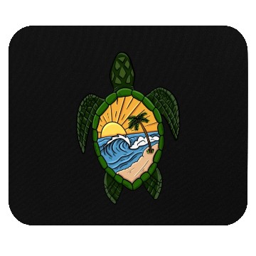 Discover Hawaii Turtle Mouse Pads
