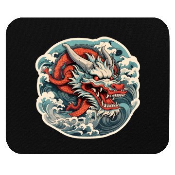 Discover Japanese Dragon Mouse Pads