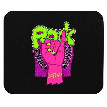 Discover Rock hand pink Mouse Pads