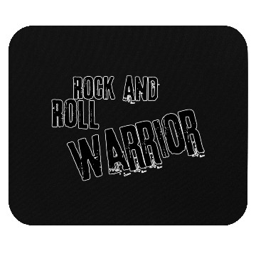 Discover Rock and roll warrior Mouse Pads