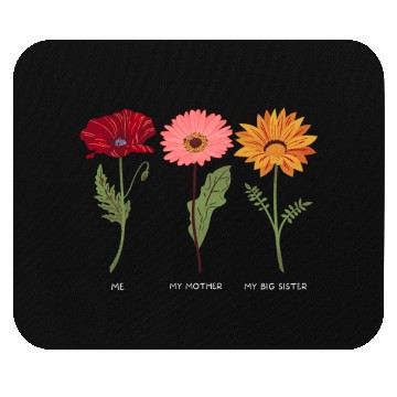 Discover Big sister and mom and me Mouse Pads