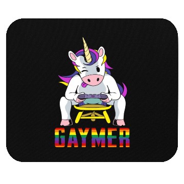 Discover LGBTQ Gaymer Gamer Gay Rainbow Unicorn Mouse Pads