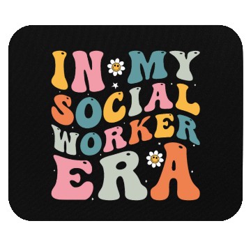 Discover In My Social Worker Era Mouse Pads